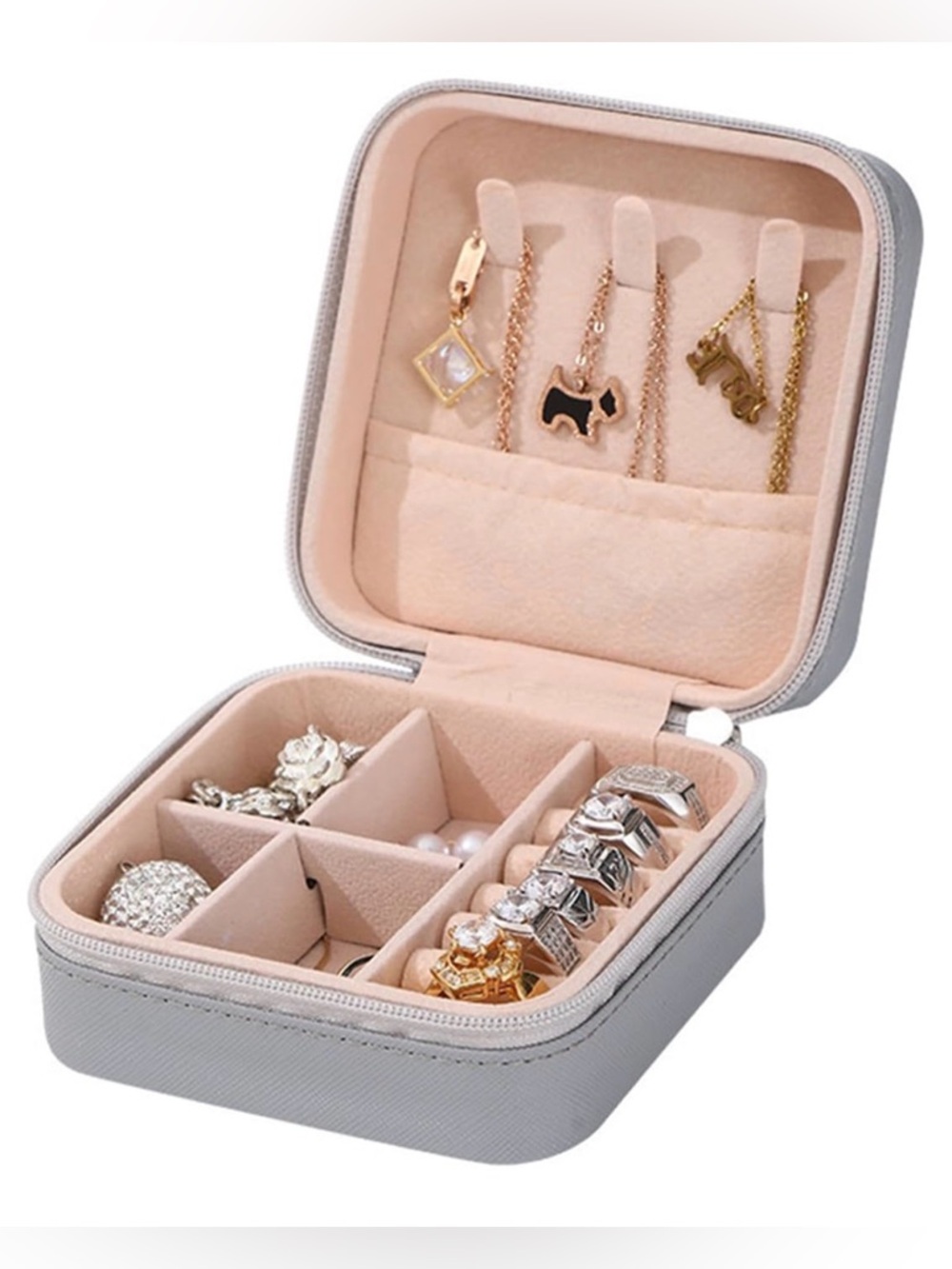 NWT~ Jewelry Box Organizer~ Customizable~ Gray
